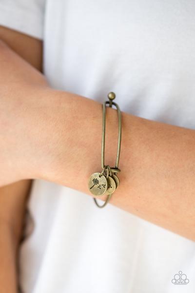 Dreamy Dandelions - Brass Bracelet